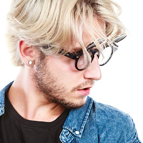 18 Pairs Stainless Steel Mens Earrings Piercing Crystal Hinged Earrings Cross Dangle Earrings Studs Cross Earrings For Men Women Boys Hoops Earrings Clip On Earrings Black Gold Silver Earrings Set #TOP6