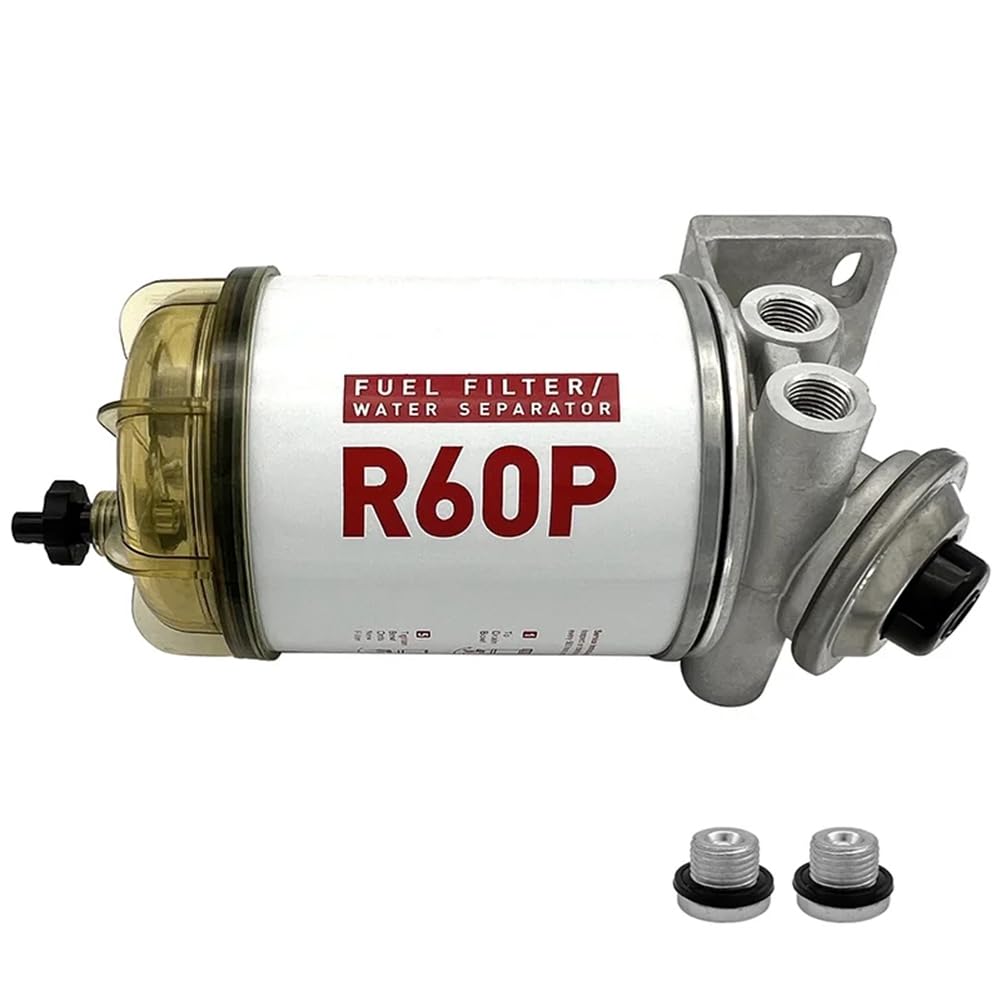 Filtro de combustible R60P Marina Separador de agua de combustible para motor fueraborda marino Accesorios para barcos reemplazados
