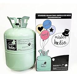 Ventilador Helios Bombona de Helio Mister Helio (0,45m3) hasta 50 globos (globos no incluidos)