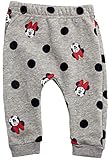 Disney Minnie Mouse Baby Mädchen Poka Dots Jogginghose Gr. 18 Monate, grau