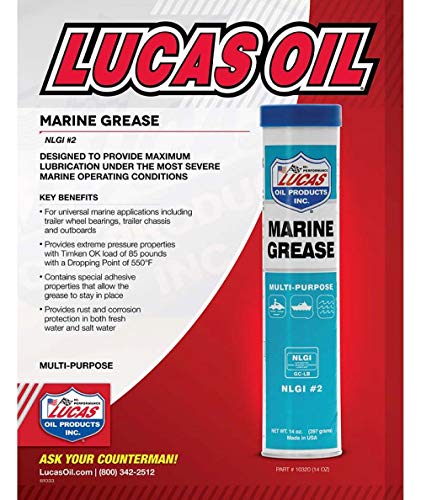 Image of Lucas Oil 10320 Marine Grease - 14 Ounce (Pack of 30)