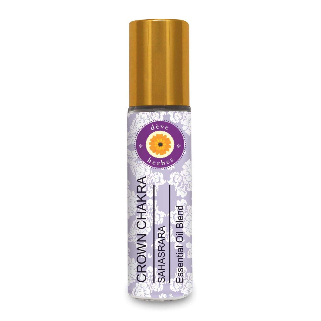 Crown Chakra Oil (Sahasrara) Ideal for Meditation, Purification, Yoga, Chakra Alignment, Relaxation, Healing & Rituals, 8ml (0.27 oz)