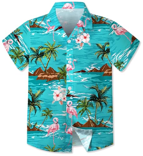 Image of SANGTREE Family Matching Hawaiian Outfits , Casual Beach Travel Clothes ,Vacation Clothing Set for Women & Men & Girls & Boys