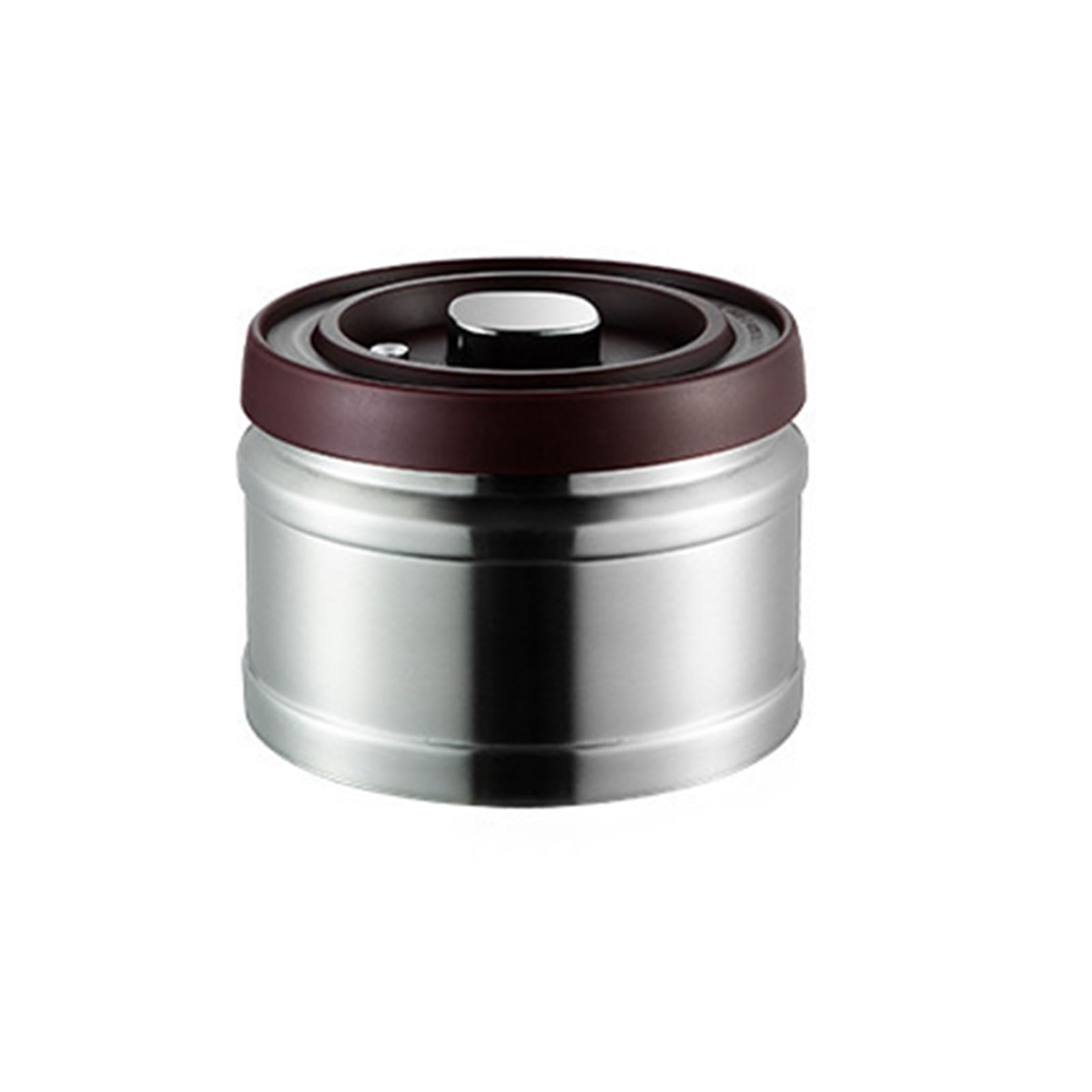 Xinsheinelry Stainless Steel Airtight Coffee Container Storage Canister Sealed Jar Food Organizer Kitchen Vacuum Box Bean Cans Decor Coffee Containers for Countertop