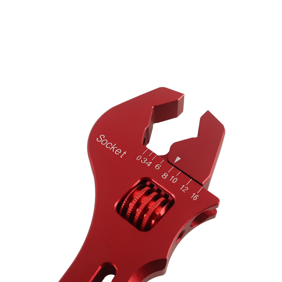 Ausi Fitting Wrench Schlauchschlüssel Aluminium Leichtgewicht Schraubenschlüssel Werkzeuge AN3 AN4 AN6 AN8 AN10 AN12 AN14 AN16 (Rot)