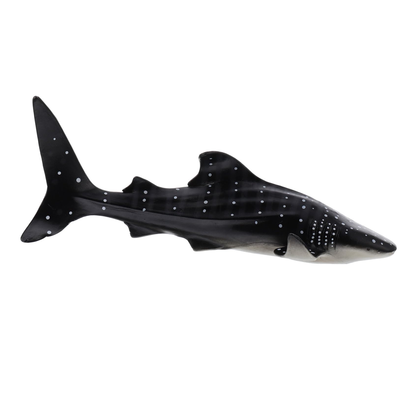 Modelo de Simulación de Tiburón Ballena Negro de Plástico