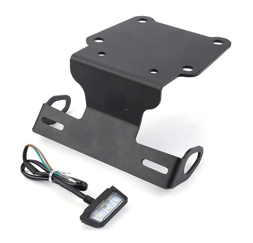 DDGBERFP For Yamaha TENERE 700 2021-2023 TENERE 700 RALLY 2021-2023 TENERE 700 WORLD RAID 2022-2023 XTZ700/RALLY 2021-2023 Motorcycle Short Tail License Plate Bracket
