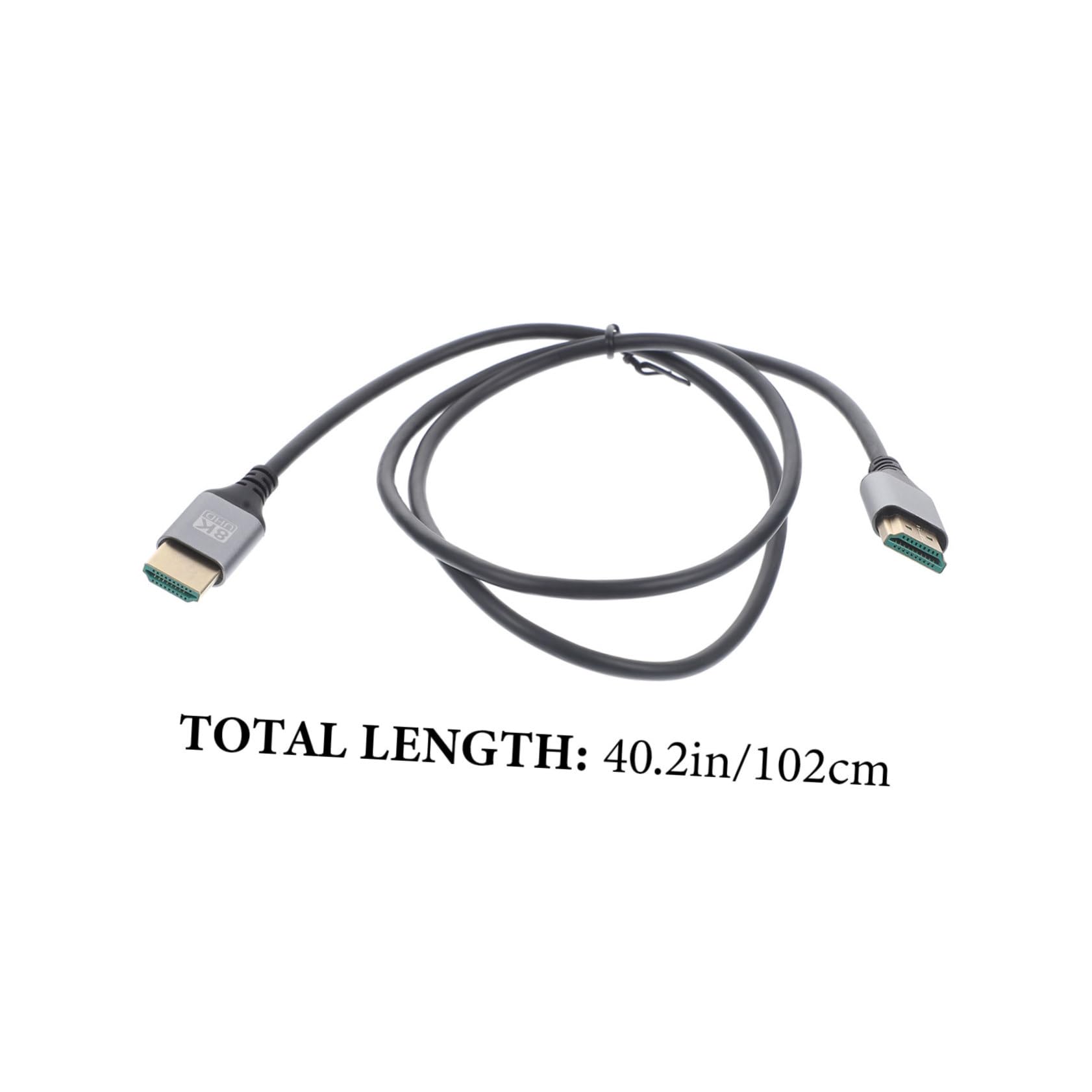 Alasum 1m Cable Male to Male Ultra-thin Video Cord for Projector Tv Computer Monitor Connection High Definition Visuals Easy Installation