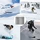 lasuroa 8 Stück Snowboard Bindung Ersatzteile, Snowboard Leitergurt Snowboardgurte für Bindungen Snowboard Bindungsgurte Ersatz für Snowboard