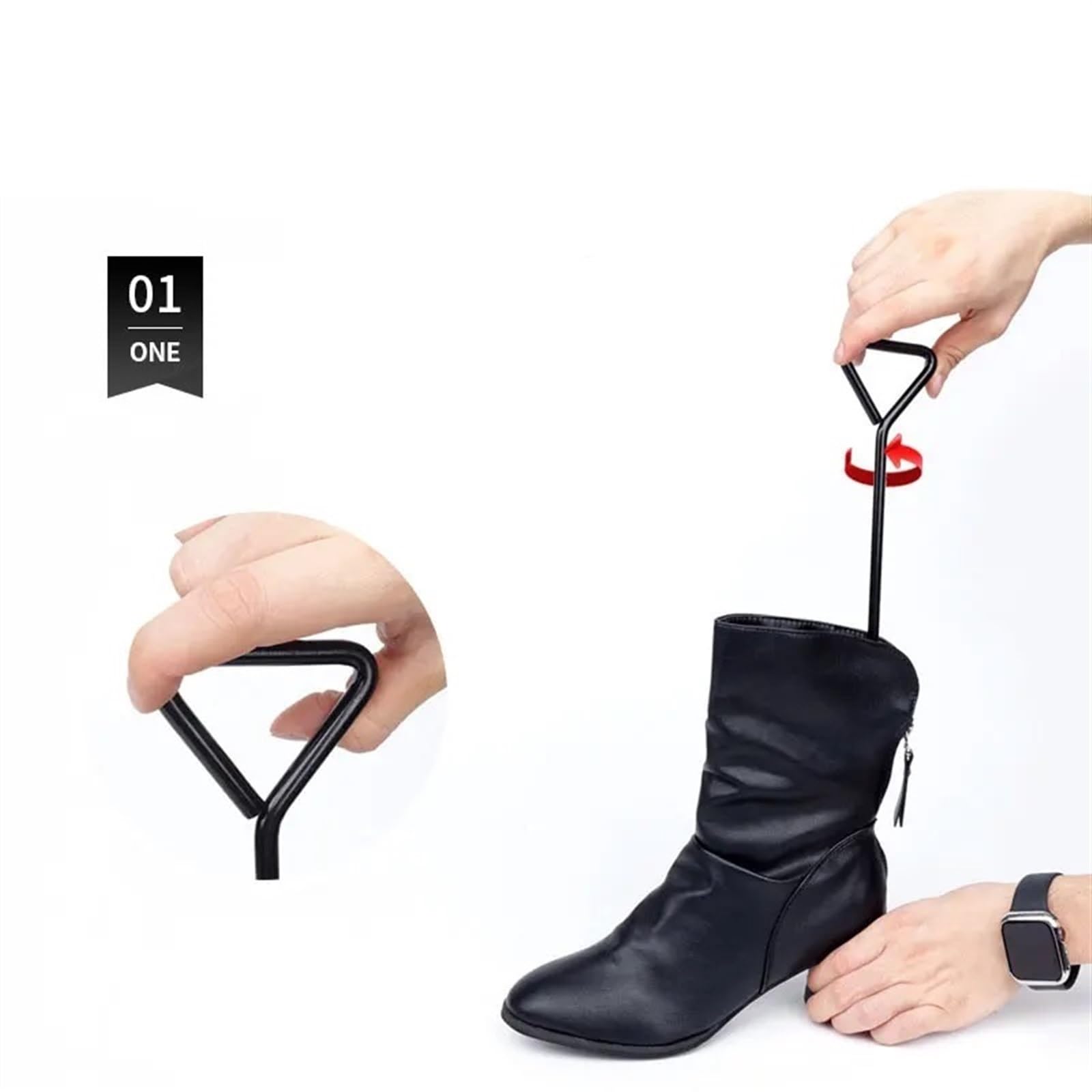 Hormas para Zapato Ensanchador de Zapatos de Madera Ajustable for Mujer, Botas, Calzado en expansión, Dura expansor de árbol de Zapatos, Talla S/M/L, 1 Uds.(L(43-46))