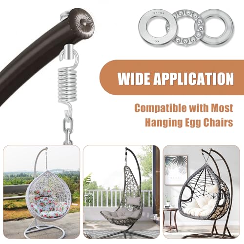 Porch Swing Hanging Springs, Porch Hanging Hammock Chair Egg Chair Swing Hanging Hardware Kit Spring Pin Plug Replacement