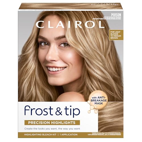 Clairol Nice'n Easy Frost & Tip Original Hair Dye, Light Blonde to Medium Brown Hair Color, Pack of...