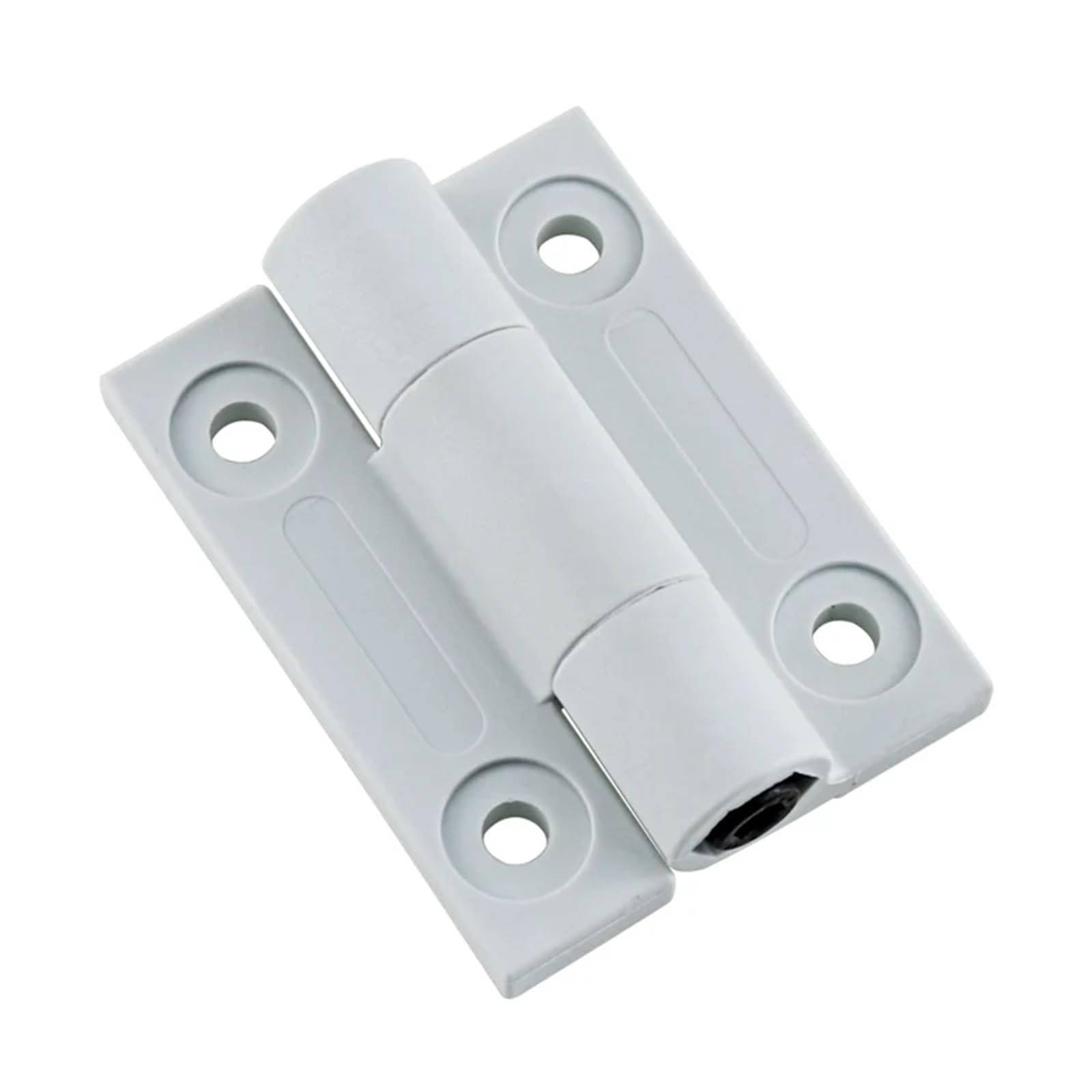 Plastic Damping Hinges with Arbitrary Stop and Damping Axis Industrial Electrical Equipment 1Pcs(White)