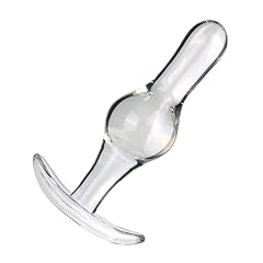 Glass Butt Plug Anal Trainer Prostate Massager Crystal G-spot Dildo Cylinder Shaped Pleasure Wand Crystal Penis Glass Sex