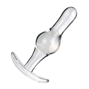 Glass Butt Plug Anal Trainer Prostate Massager Crystal G-spot Dildo Cylinder Shaped Pleasure Wand Crystal Penis Glass Sex