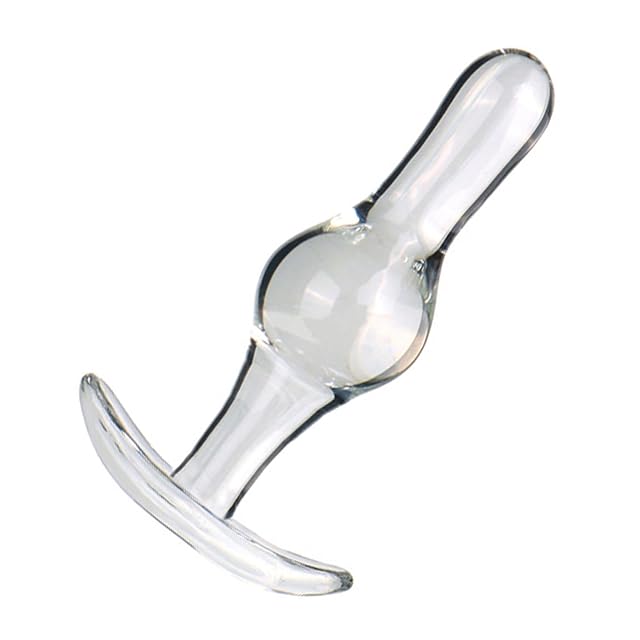Glass Butt Plug Anal Trainer Prostate Massager Crystal G-spot Dildo Cylinder Shaped Pleasure Wand Crystal Penis Glass Sex