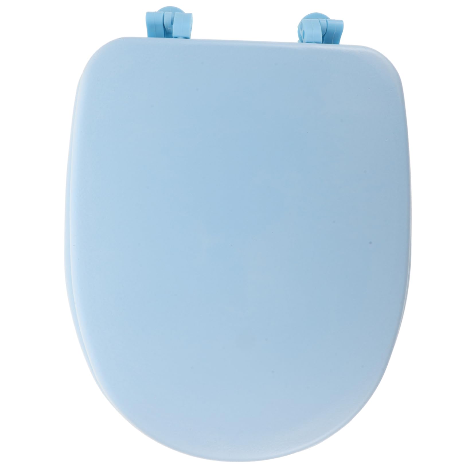 Abattant de WC rembourré bleu clair en mousse pour toilettes