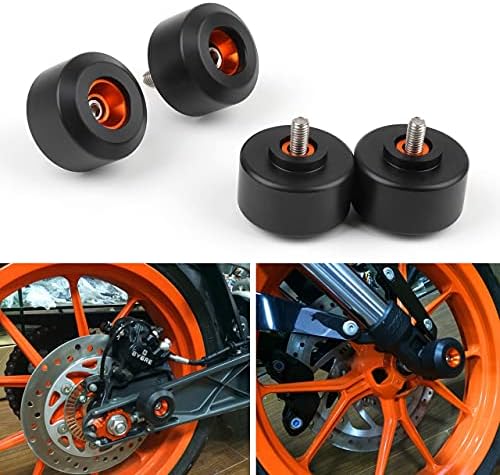 ASH KTM Wheel Frame Sliders Crash Protectors for Duke RC 125 200 250 390 Set of 4