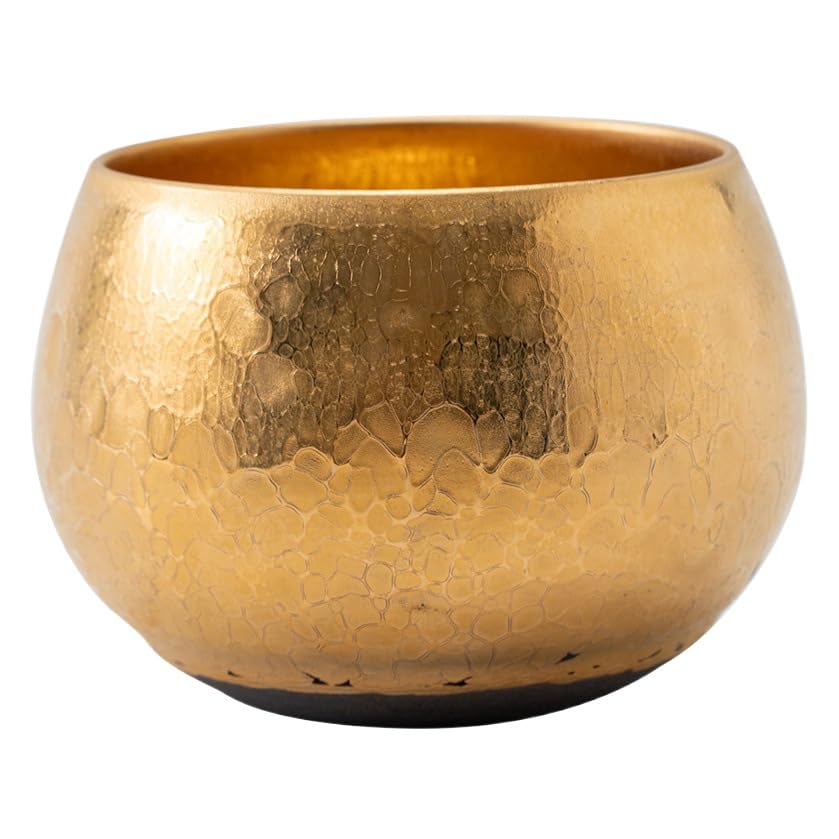 Tazas de té Pequeñas Cuenco de té dorado artesanal, taza anfitrión, tazón Song Yu Taza de té de Kungfu