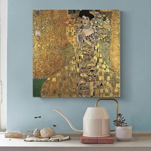 Toile Adele Bloch-bauer Klimt 61 x 61 cm cadre bureau décoration murale salon - 2