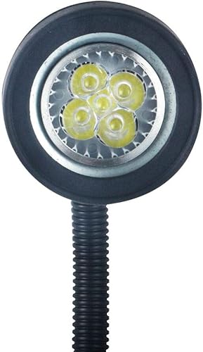 Miniatura 4 de Luz de trabajo LED magnética CNC de 5 W impermeable IP54 industrial luces de máquina 110-220 V con lámpara larga de cuello de cisne (39.370in)