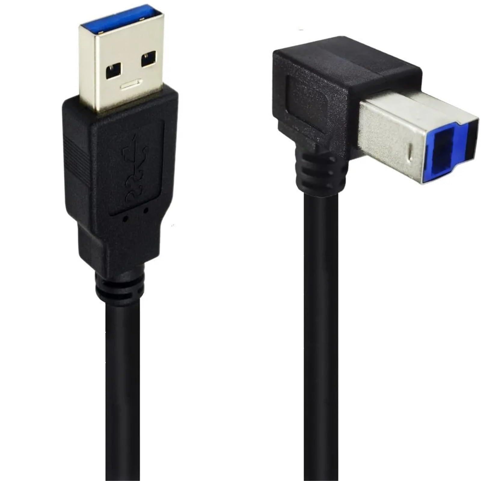 USB 3.0 USB męski na USB-B 3.0 90 stopni w górę w dół lewy prawy (prawy kąt)