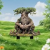 Generisch Gartendeko für Draußen Wetterfest Gartenfiguren für Draußen Wetterfest Gartendeko für Elfen Figuren Garten Harz Figuren 2D Teich Deko Geschenk (Color B)