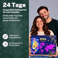 BOXILAND® Kaffee ganze Bohne Adventskalender 2026 mit 24 Sorten Fairtrade – Ansicht 2