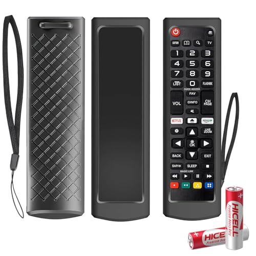 El Mejor Listado de lg tv smart los mejores 5. 50 HTERETTW Control LG Smart TV Original, con Funda Protectora y Batería, AKB75095307 Control Remoto Universal TV, Compatible con Todos los Modelos de Televisores LG