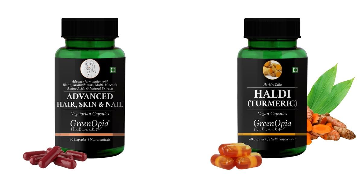 Advanced HSN (Hair, Skin Nails) Haldi Oil Wellness Daily Vitality 60 CAPSULES-image-25