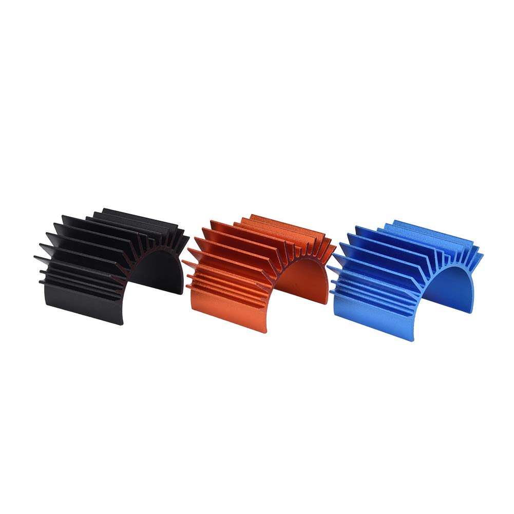 3PCS 3-Color Metal Universal Cooling Fin Set Heat Sink for RC Car 540/550 Motor