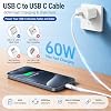 Cable USB C a C 60W 3 Unidades 6 Pies PD 3.0 Carga Rápida para iPhone17 S26 4