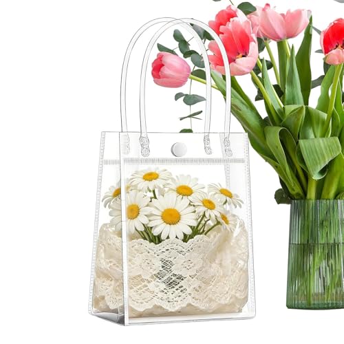 Goody Bags - Reusable Clear Portable Packaging, Birthday Party Treat Container, Commercial Merchandise Presentation Action, Visual Display Marketing Action, Paper Category, Small Size Retail