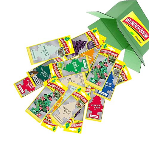 Wunderbaum Autoerfrischer Lufterfrischer Wunderbäume Düfte - 5 Stück + Schlüsselanhänger (Gemischte Düfte) Wunderbaum Autoerfrischer Lufterfrischer Wunderbäume Düfte - 5 Stück + Schlüsselanhänger (Gemischte Düfte)