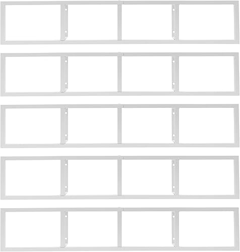 Estante de almacenamiento de medios de montaje en pared de 34 pulgadas, organizador de CD y DVD, juego de estantes flotantes de metal, estantería