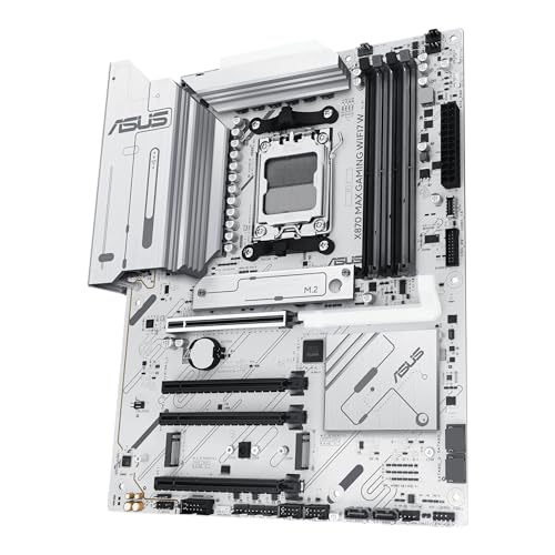 Scheda madre X870 MAX GAMING WIFI7W AMD AM5 ATX, PCB bianco a 8 strati, 12+2+1 DrMOS 80A, DDR5, PCIe 5.0 x16 Q-Release, 3x M.2, Wi-Fi 7 Q-Antenna, USB4® Type-C®, 2.5Gb LAN, BIOS FlashBack™, Aura - Scheda madre - Immagine 4