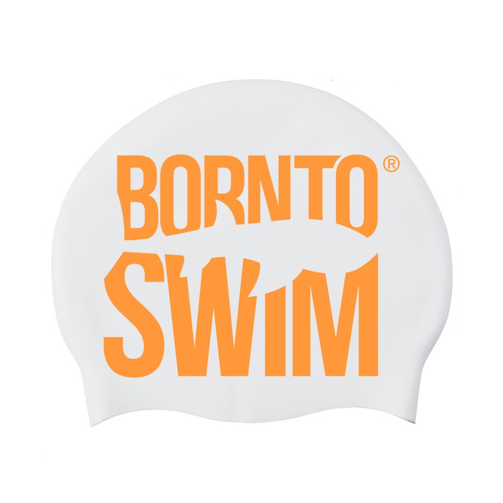 Boron NTO Cool Shark Swim Silicone Swim Cap Swimming Cap Motive, Unisex, Badekappe aus Silikon