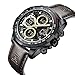 Naviforce Relojes Digitales Militares de para Hombres Reloj de Pulsera de Cuero Multifuncional de Cuarzo analógico Impermeable Relojes Imagen de Naviforce Relojes Digitales Militares de para Hombres Reloj de Pulsera de Cuero Multifuncional de Cuarzo analógico Impermeable Relojes