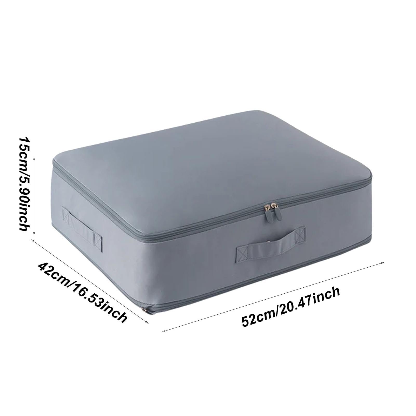 Organiseur De Compression Ultra Compact - Sacs De Rangement Pour Vêtements De Chambre à Coucher Avec Fermeture éclair - Sac De Rangement De Couette De Compression Grande Capacité - Sacs De