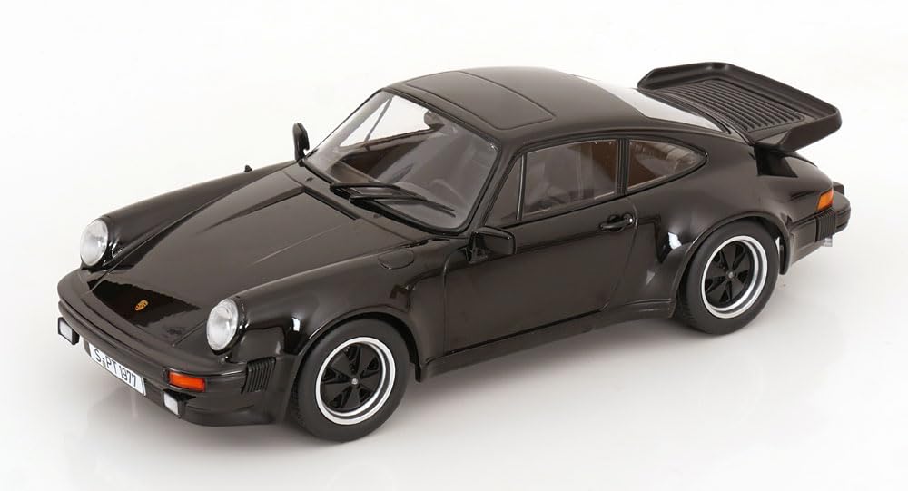 KK-Scale KKDC181443 - Porsch. 911 (930) Turbo 3.3 Black 1977 - Maßstab 1/18 - Modellauto