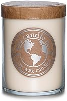 Vista 118 de ECO CANDLE CO. Vela reciclada, Pastel de Ron y Caramelo, 26 oz. - Aromas de Caramelo, Ron, Arce, Almendra, Pera y Vainilla - 100% Cera de Soya, Sin