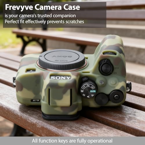 Funda de silicona para cámara Sony A7IV, protectora suave miniatura 4