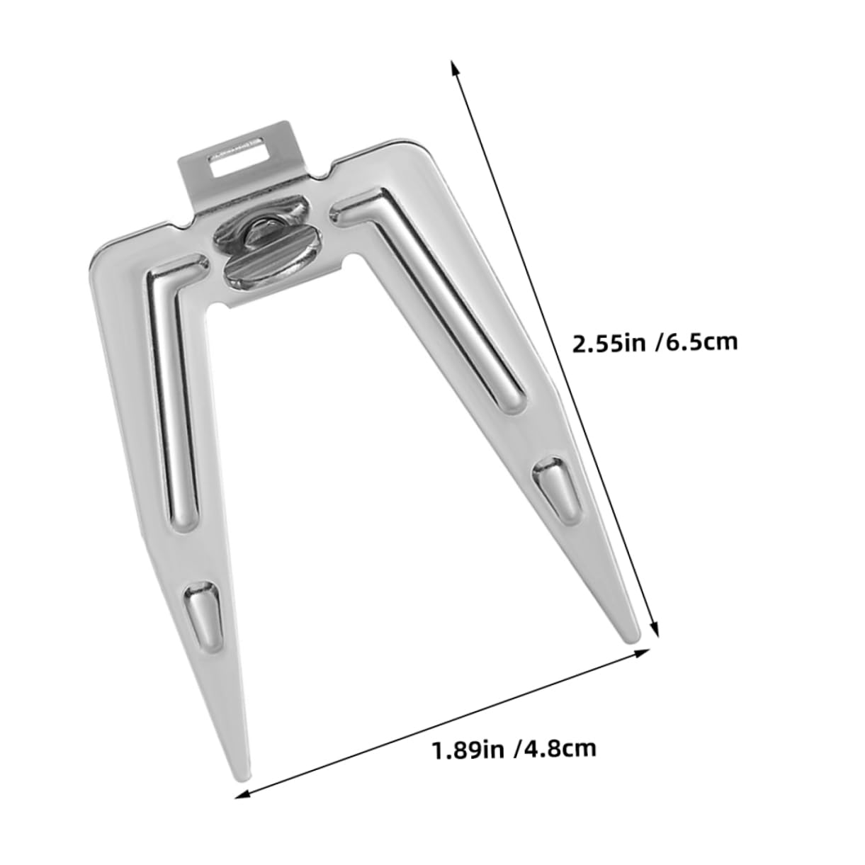 Sosoport 8pcs Stainless Steel Rotisserie Meat Fork for Bbq and Air Fryer Grill Forks with Screws for Even Cooking for Home Kitchen and Outdoor Picnics