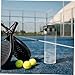 Toyvian 2pcs Transparent Tennis Tube Case -Scratch Design for and Storage of Tennis and Golf for Home Store Use