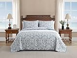 Tommy Bahama Cape Verde Quilt Set, King, Smoke