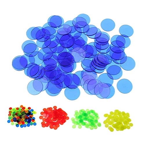 NAMOARLY Plastic Bingo Chips 200pcs Bingo Game Markers Tokens Boys and Girls Counting