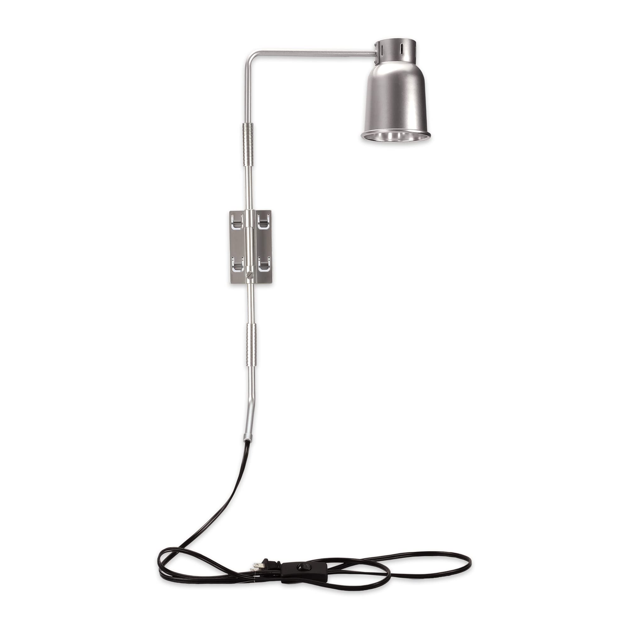 Hari Vision kompaktowa oprawa lampy klatki, akcesoria do oświetlenia klatki dla ptaków, polerowane aluminium