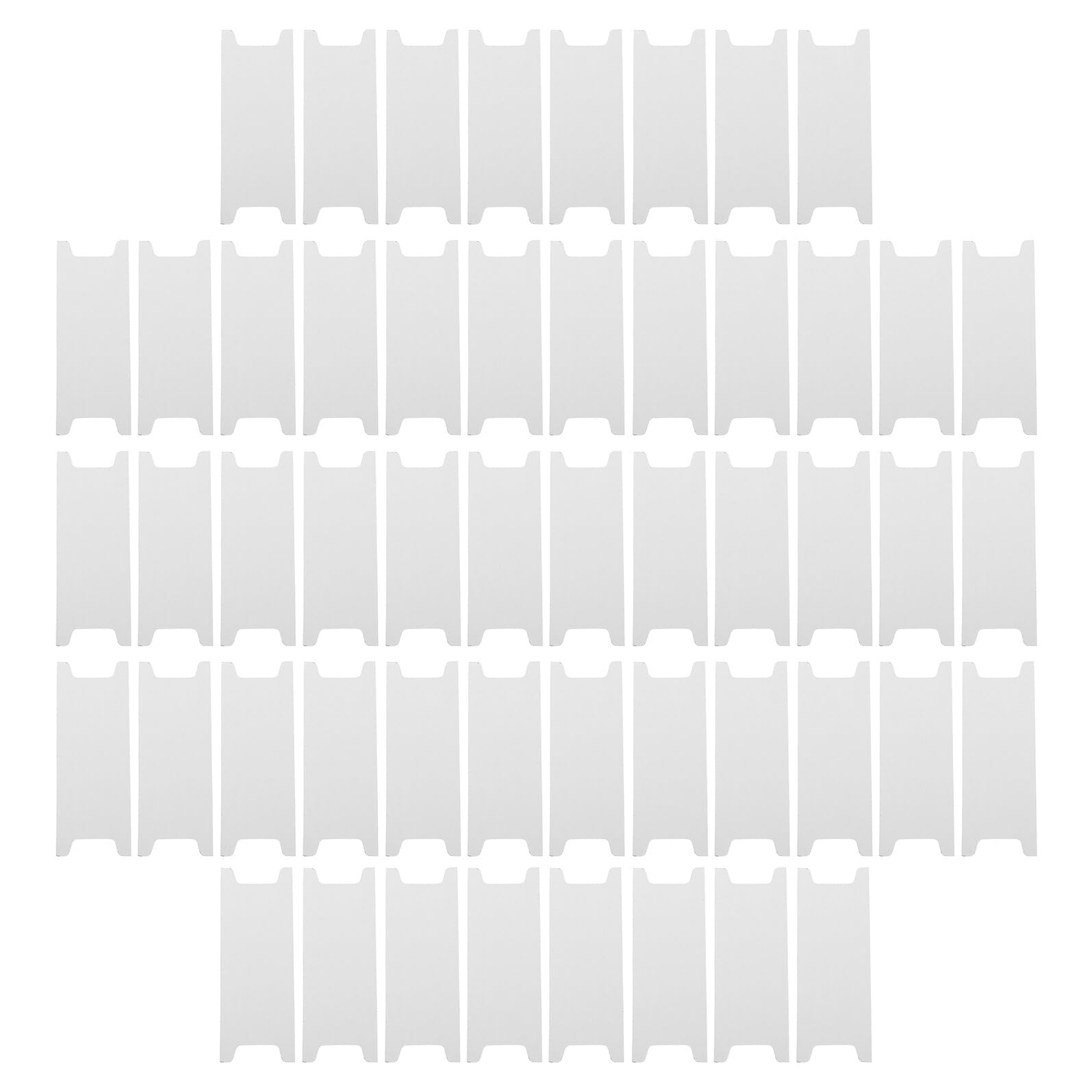 Ipetboom 100pezzi Schede Organizer per Filo da Ricamo Tavole per Avvolgimento Carta Bobine per Riporre Filo da Cucire Supporti per Filati e Nastri per Ricamo e Artigianato