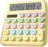 Claviers rétro : cette calculatrice de bureau utilise de grandes touches rondes rétro. Nous avons spécialement conçu de grandes touches rondes de style rétro, comme les imprimantes rétro, qui émettent le son des touches des imprimantes rétro lorsque vous appuyez sur les touches. Cela laissera un son intéressant pour vous permettre de passer du temps ennuyeux.