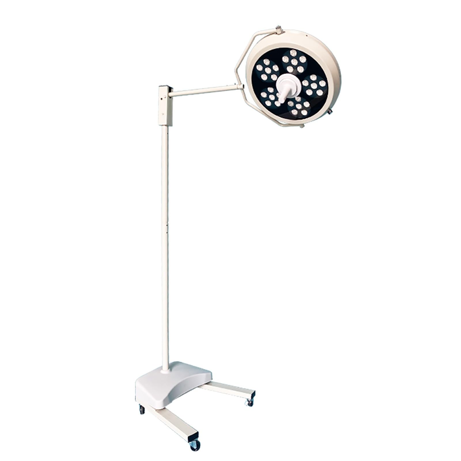 Lampa Zabiegowa LED Bezcieniowa Lampa Zabiegowa Chirurgiczna Mobilna Lampa Zabiegowa Podłogowa Przenośna Lampa Zabiegowa 30 Żarówek LED Obrót o 180° Regulowana Temperatura